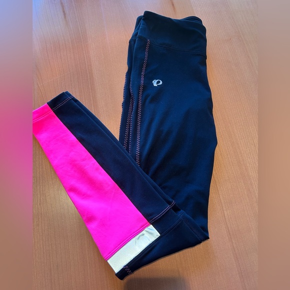 Pearl Izumi Black Pink and Silver Leggings - Picture 2 of 11